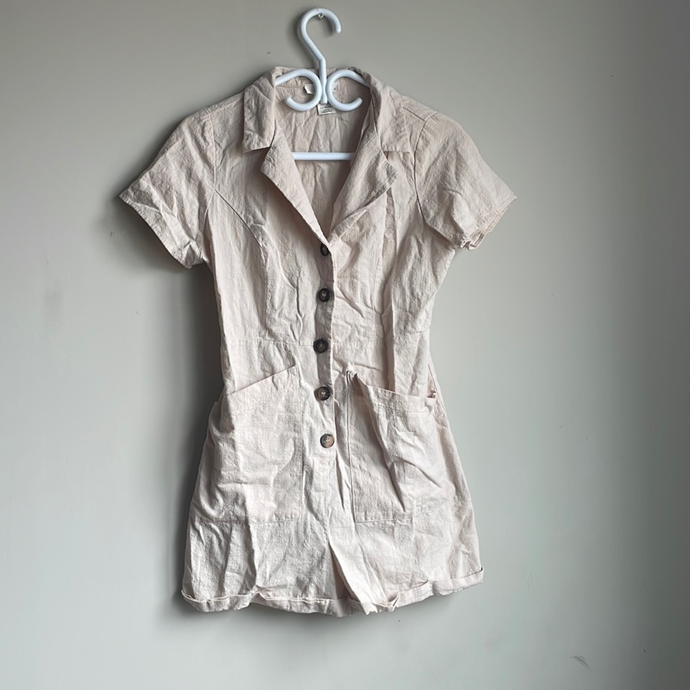 Cream Romper